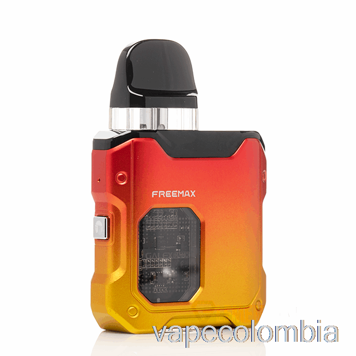 Kit Completo De Vapeo Freemax Galex Nano Pod System Oro Rojo